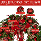 Christabelle 56cm Christmas Wreath Berries & Baubles
