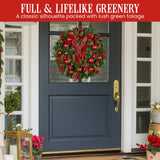 Christabelle 71cm Christmas Wreath Berries & Baubles