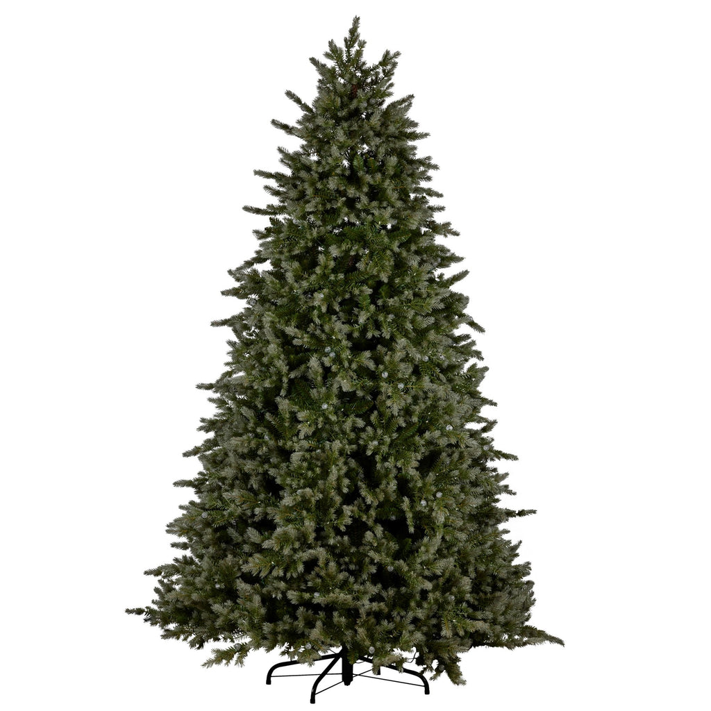 2.3M Bergen Fir Multicolour Pre-Lit Christmas Tree