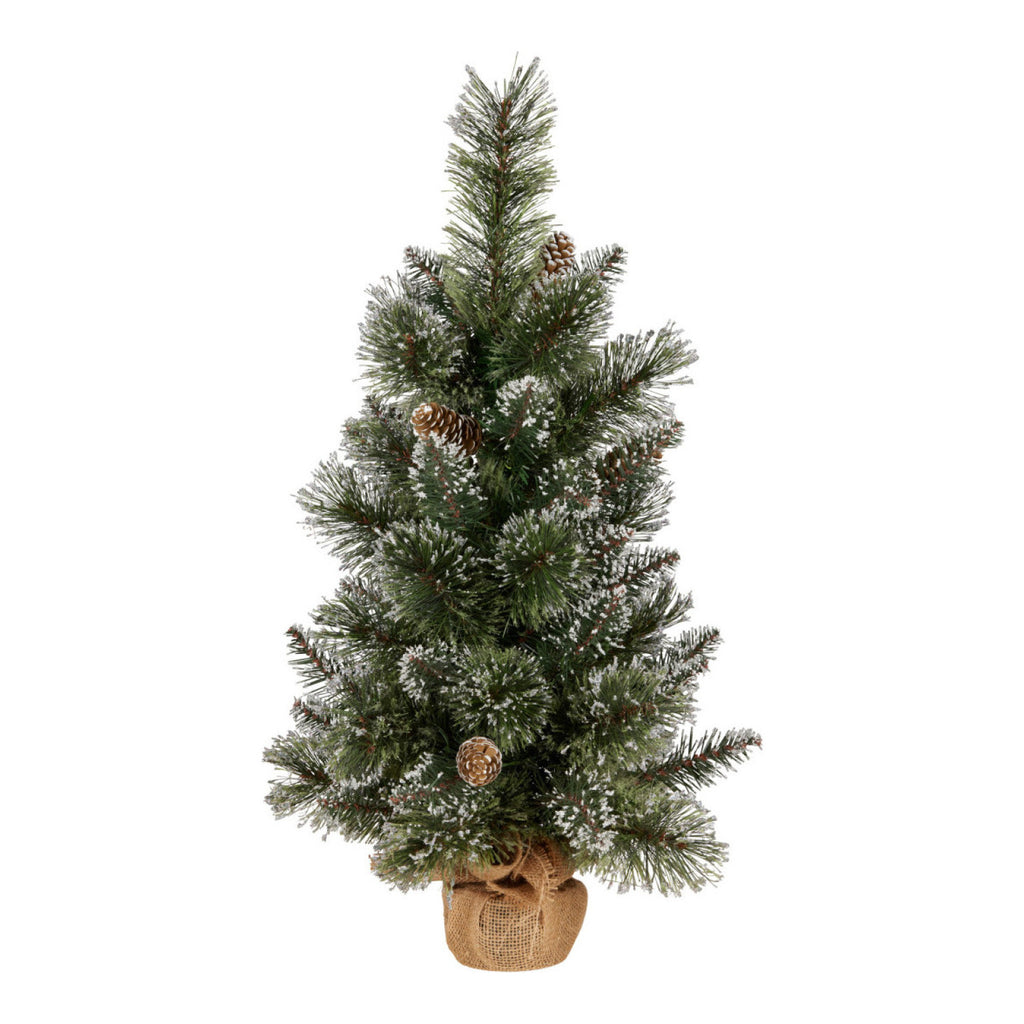 Christabelle 2ft Christmas Tree with LED Lights - Potted Cashmere
