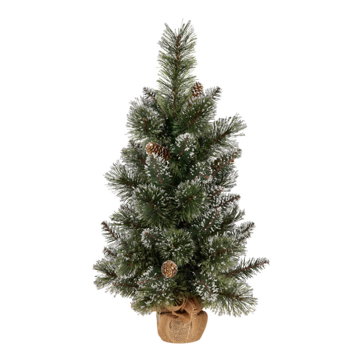 Christabelle 2ft Christmas Tree with LED Lights - Potted Cashmere