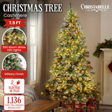 Christabelle Premium 7.5ft Christmas Tree with Lights - Cashmere