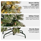 Christabelle Premium 7.5ft Christmas Tree with Lights - Cashmere