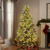 Christabelle Premium 7.5ft Christmas Tree with Lights - Cashmere