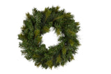 Christmas Wreath with Lights - 61cm Eastern Pine
