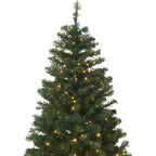 Christabelle 137cm Pine Slimline Christmas Tree with LED Lights