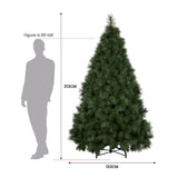 2.1m Needle Green Pine Christmas Tree