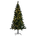 Christabelle 1.8m 6ft Lakeland Pine Christmas Tree Pre Lit Multi Function LED Artificial Indoor Xmas Decor Home