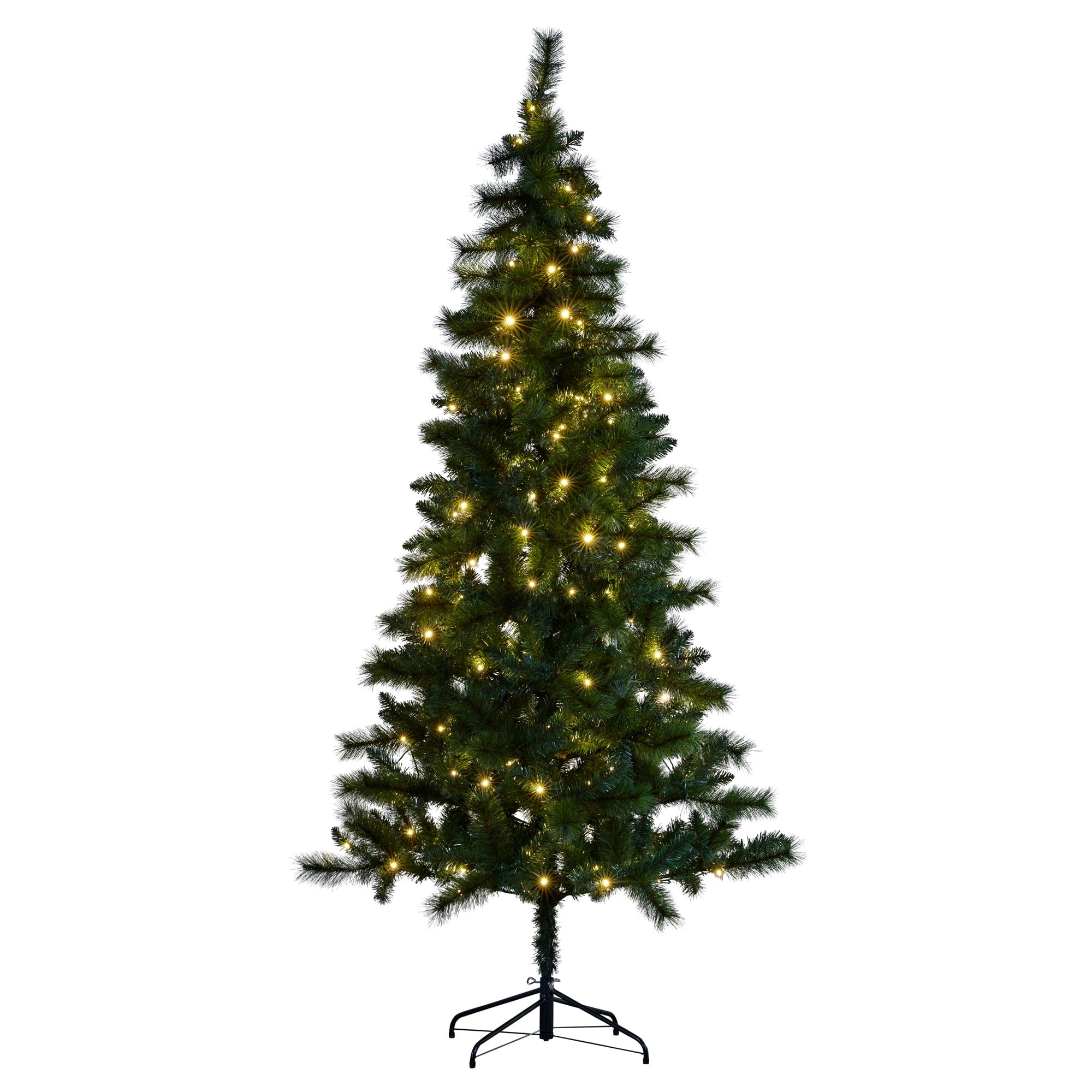Christabelle 2.3m 7.5ft Lakeland Pine Christmas Tree Pre Lit Multi Function LED Artificial Indoor Xmas Decor Home