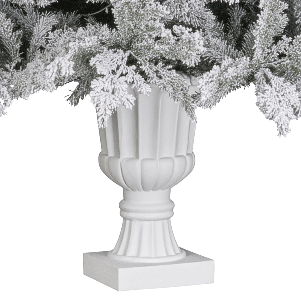 Christabelle 2.3m Christmas Tree Potted Alpine Fir with Pre Lit Multi-Colour LED Lights