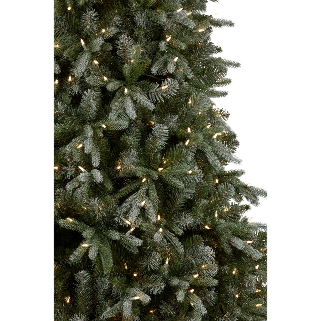 229cm Silver Fir Christmas Tree with Lights
