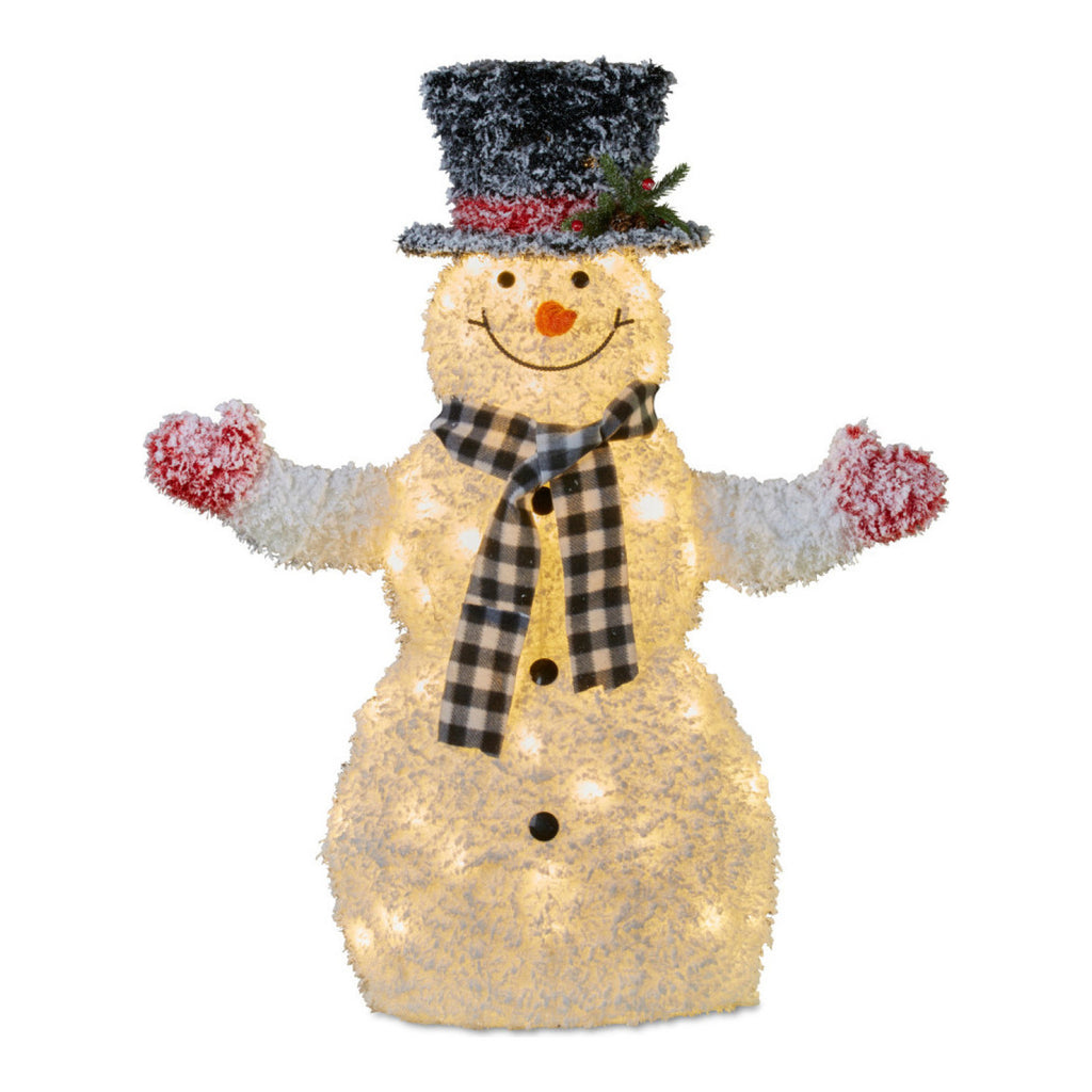 100cm Christmas Snowman with Lights
