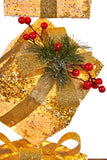 Christmas Present Display Stack with Light 63cm