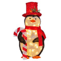 Christabelle 80cm Christmas Penguin Display with LED Lights Indoor Outdoor Decoration