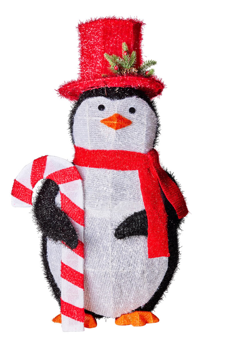 Christabelle 80cm Christmas Penguin Display with LED Lights Indoor Outdoor Decoration
