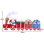 Christmas Train & 3 Carriages with Lights Indoor/Outdoor