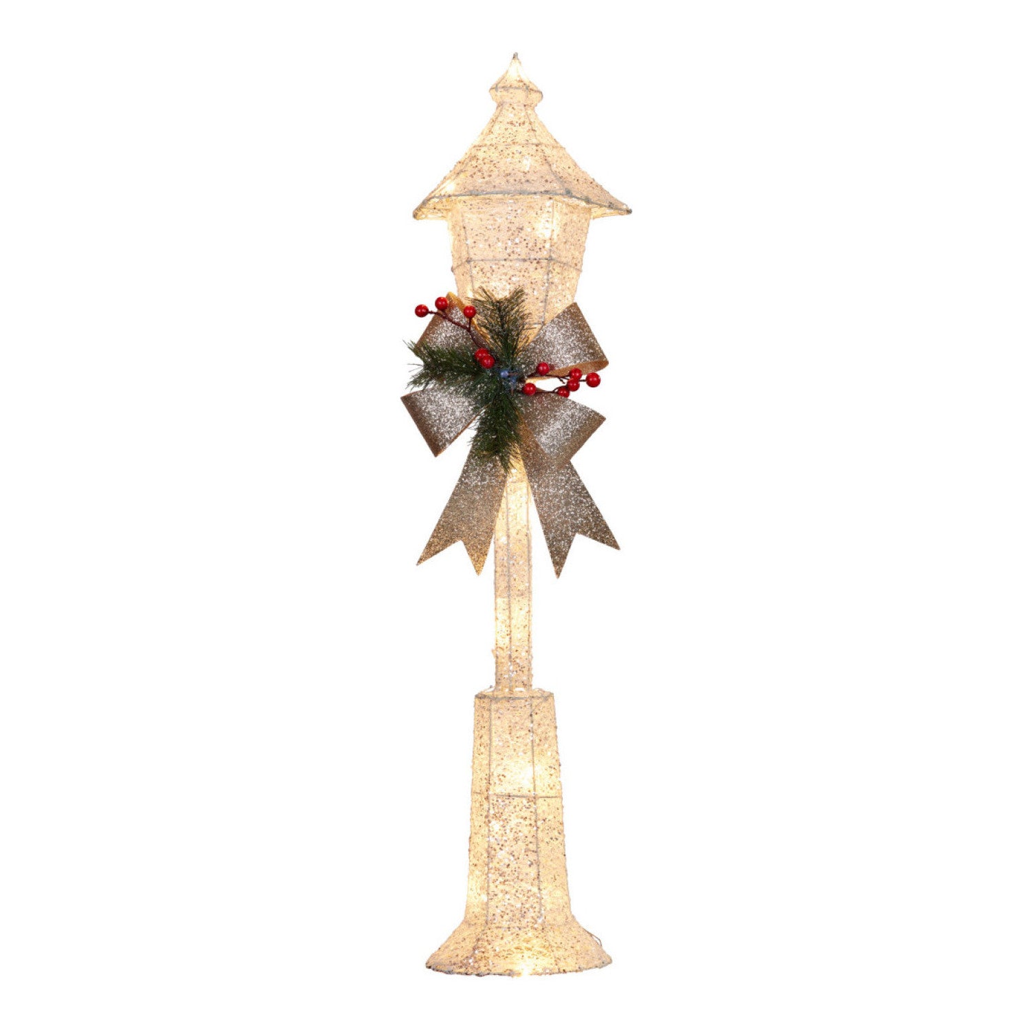 Christmas Lamp Post with LIghts Indoor/Outdoor 90cm