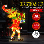 125cm Christmas Elf Display with Lights