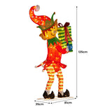 125cm Christmas Elf Display with Lights