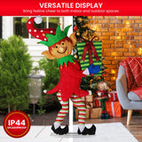 125cm Christmas Elf Display with Lights