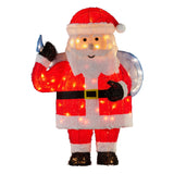 Christmas Santa Display with Lights - 81cm