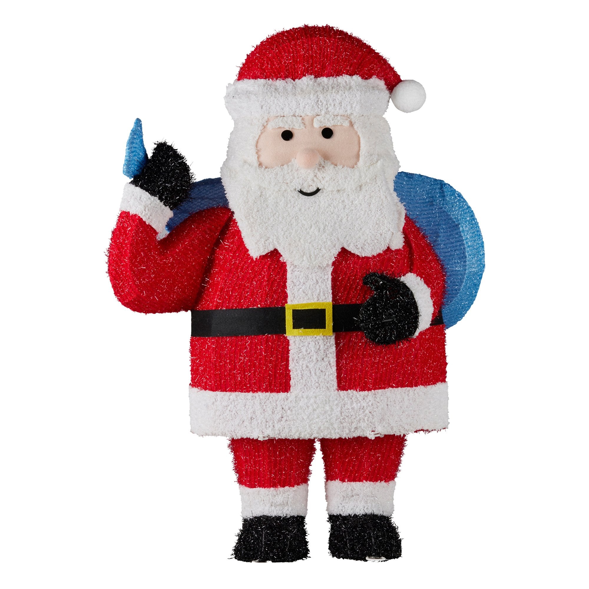Christmas Santa Display with Lights - 81cm