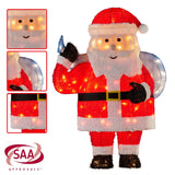 Christmas Santa Display with Lights - 81cm