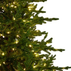 Christabelle 2.7m 9ft Bellewood Fir Christmas Tree Pre Lit Multi Function LED Foot Pedal Power Connect Hinged
