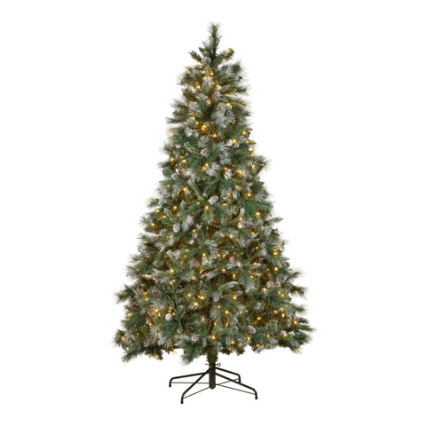 National Tree Company 1.8m Bayville Pine Pre-Lit Christmas Tree