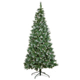 Christabelle 2.3m Bayville Pine Slim Pre-Lit Christmas Tree