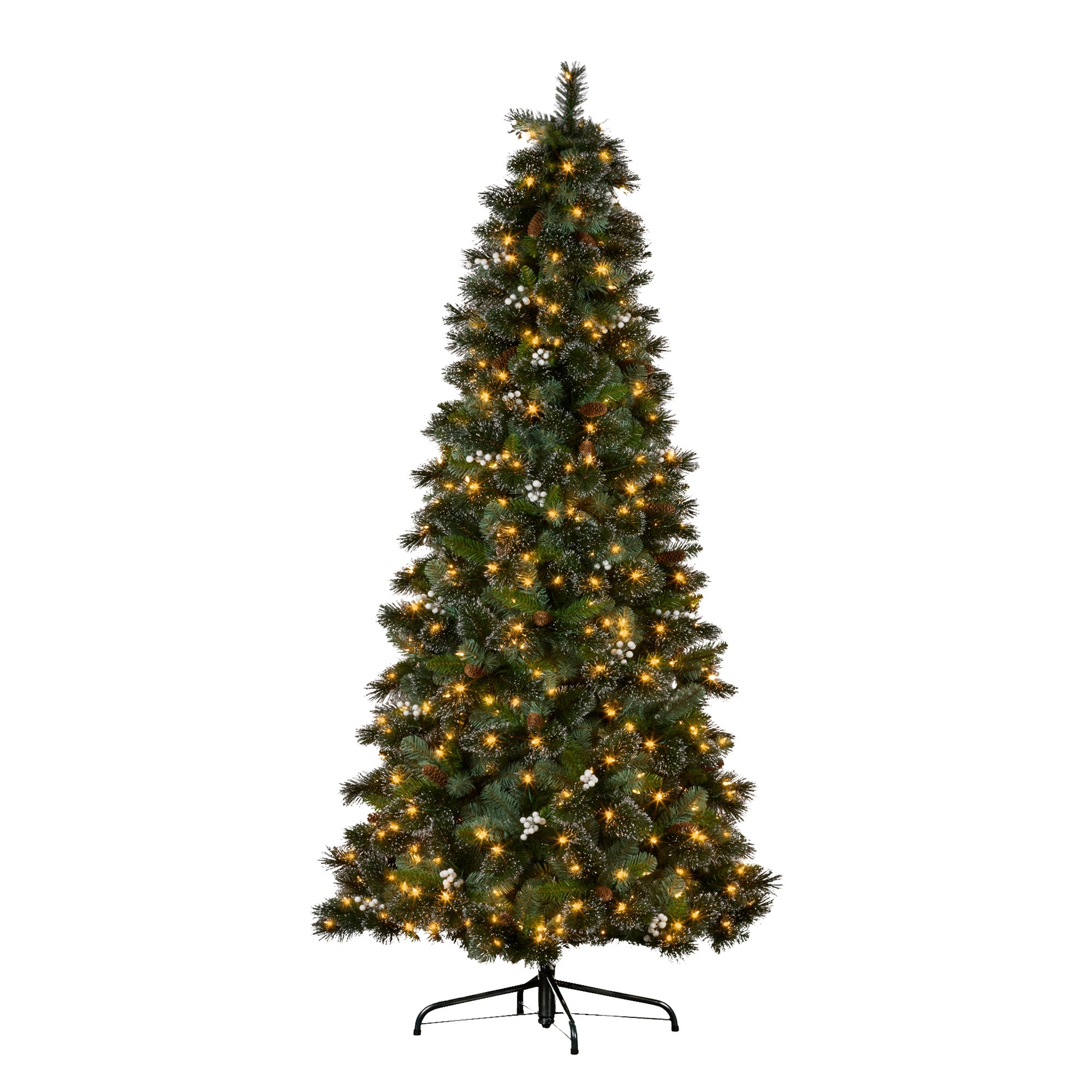 2.3M Christmas Tree with Twinkle Lights Bryson Pine