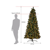 2.3M Christmas Tree with Twinkle Lights Bryson Pine