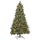 National Tree Company 2.7m Bayville Pine Pre-Lit Christmas Tree