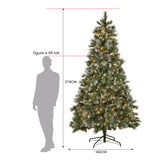 National Tree Company 2.7m Bayville Pine Pre-Lit Christmas Tree