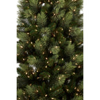 2.3M Christmas Tree with Lights- Slimline Carolina Pine