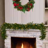 National Tree Company 274cm Pre-lit Christmas Garland - Dunhill Shimmer Fir