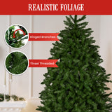 1.8m National Tree Company Dunhill Shimmer Fir Pre-Lit Christmas Tree