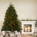 1.8m National Tree Company Dunhill Shimmer Fir Pre-Lit Christmas Tree