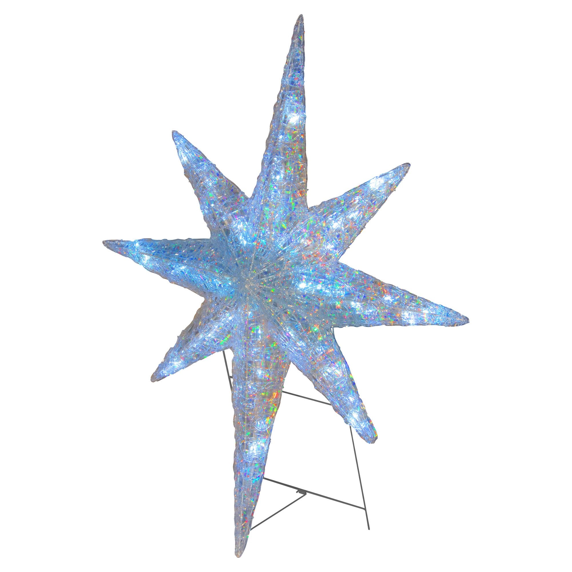 Christmas Display Star with Lights - 107cm