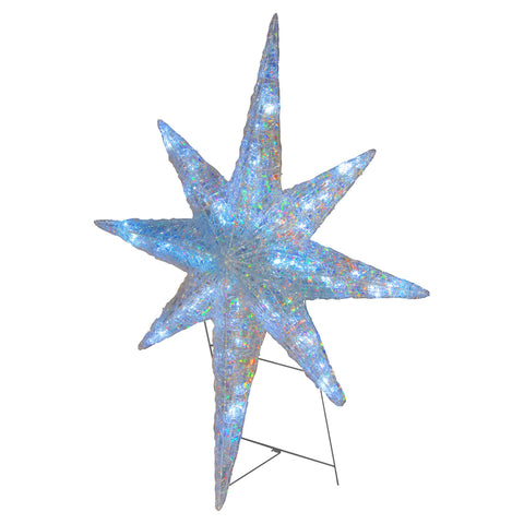 Christmas Display Star with Lights - 107cm