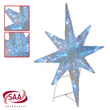 Christmas Display Star with Lights - 107cm