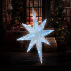 Christmas Display Star with Lights - 107cm