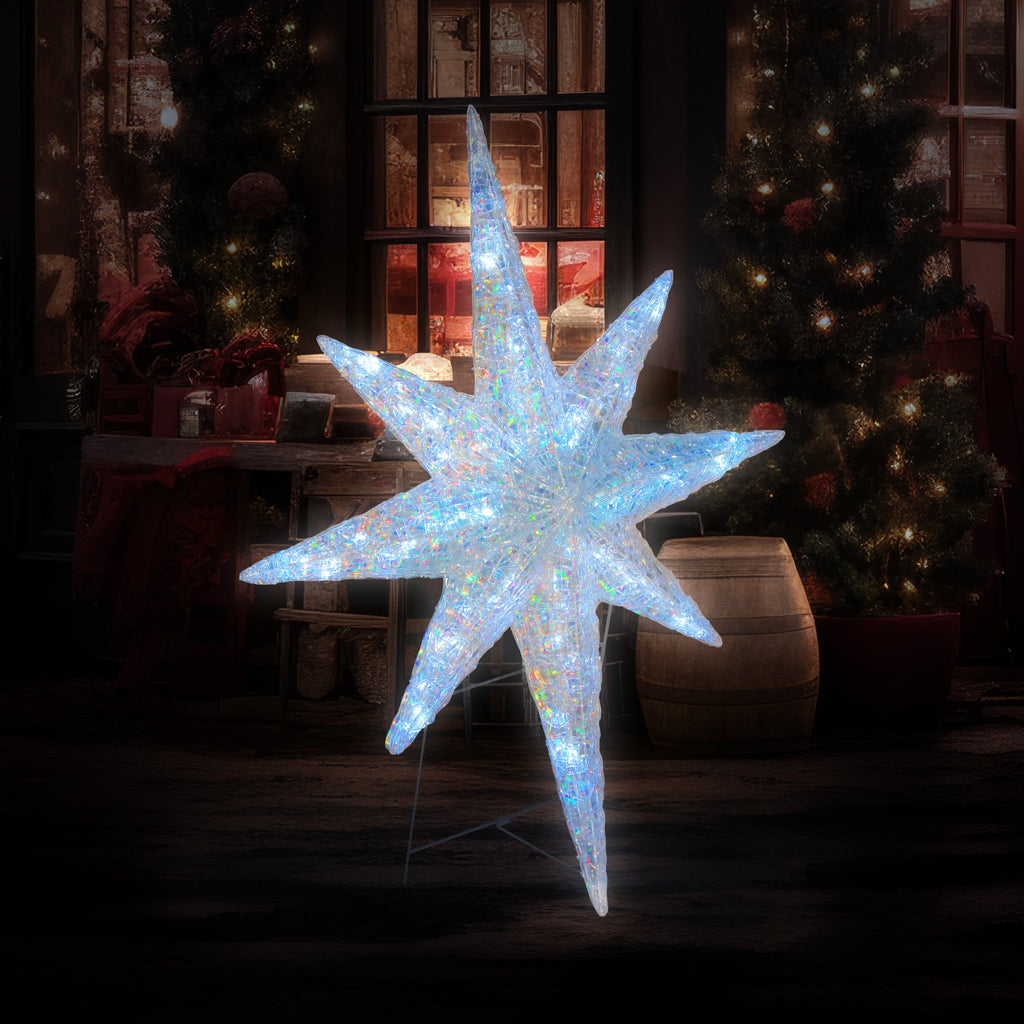 Christabelle Christmas Display Star with Lights - 107cm