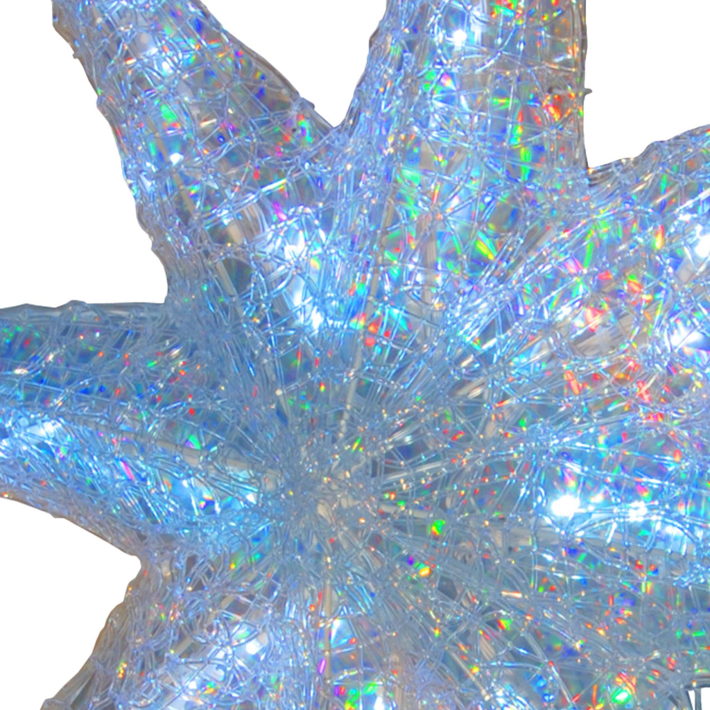 Christmas Display Star with Lights - 107cm