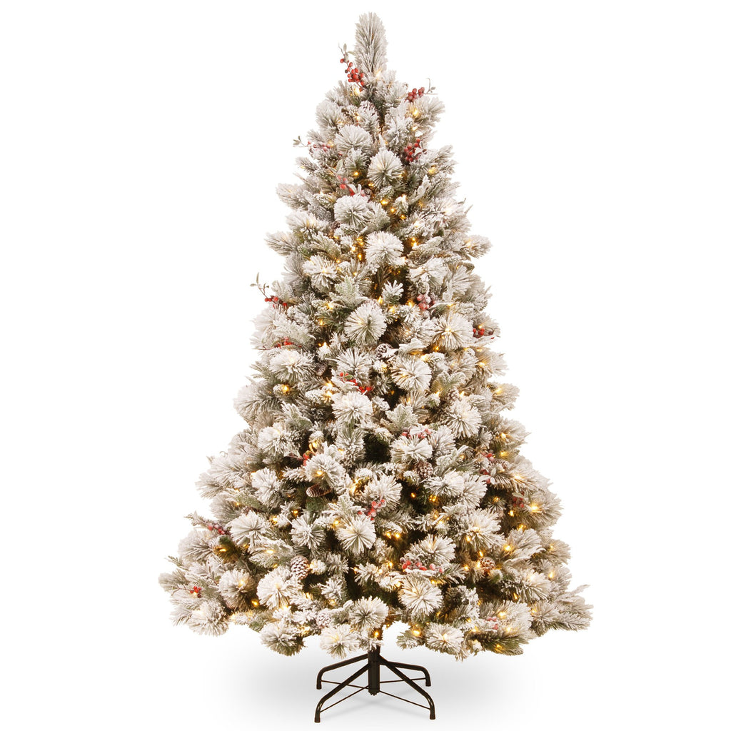 2.3m 229cm Snowy Bedford Christmas Tree 1012 tips 800 LED Lights