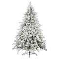 2.3M Christmas Tree with Twinkle Lights- Snowy Dorchester