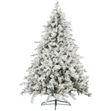 2.7M Christmas Tree with Twinkle Lights- Snowy Dorchester