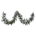 Christabelle 2.7m Christmas Garland Snowy with LED Lights Stamford Spruce Tree Decoration Ornament