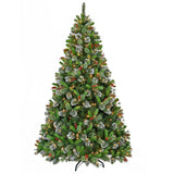 2.3M Christmas Tree with Twinkle Lights- Wintry Pine