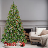2.3M Christmas Tree with Twinkle Lights- Wintry Pine